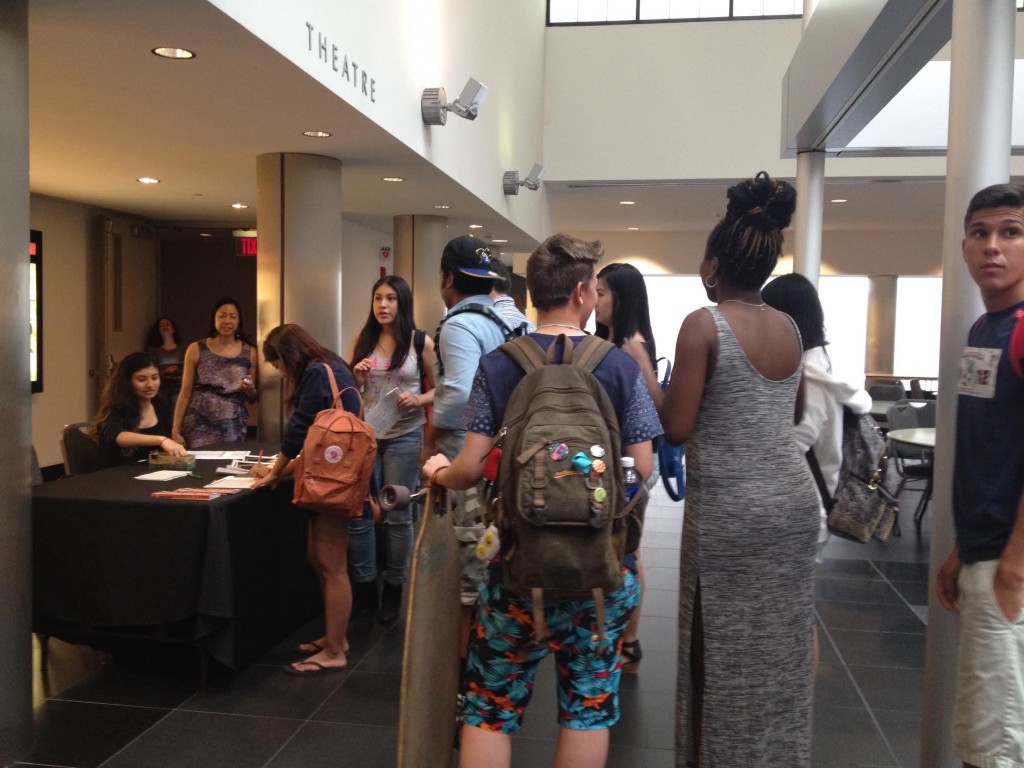 Students and community members at the Stony Brook University screening of Off the Menu: Asian America.
