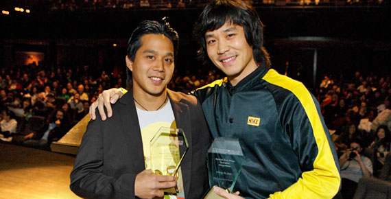 Ron Morales and John Kwon at the SFIAAFF '08 Awards Ceremony