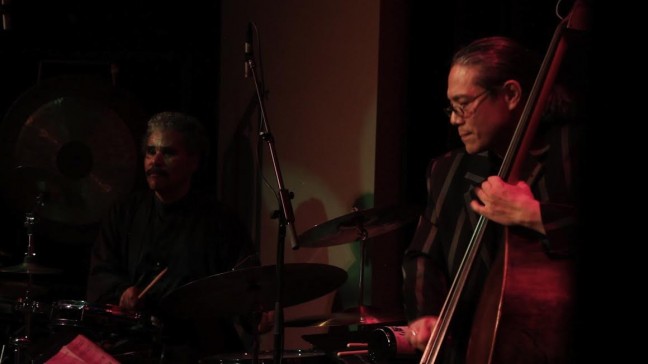Jazz musicians Anthony Brown and Mark Izu in Don't Lose Your Soul.