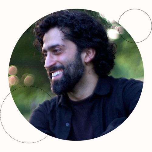 brown skinned man with beard